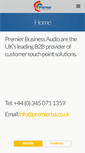 Mobile Screenshot of premierba.co.uk